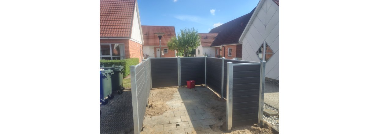Levering og ops�tning af hegn til boligforeninger
