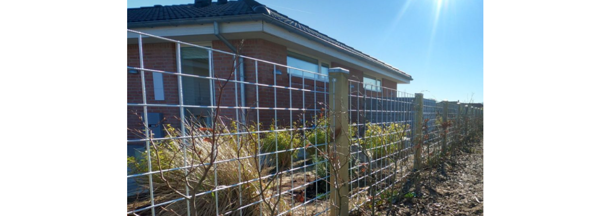 Rionet hegn � moderne og holdbart valg til haven