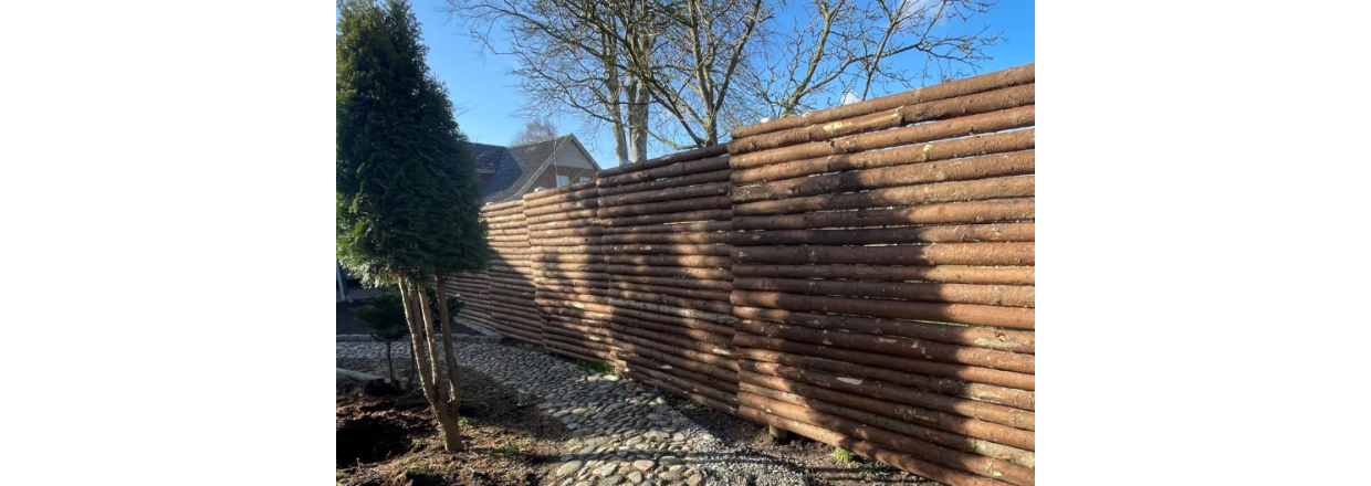 Raftehegn � et klassisk og naturligt hegn i tr�