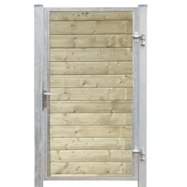 Enkelt systemhegn låge