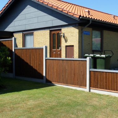 Raftehegn lodret teakmalet