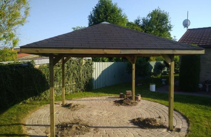 Hvordan bygger man en pavillon?