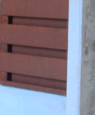 Bræddehegn vandret teakmalet