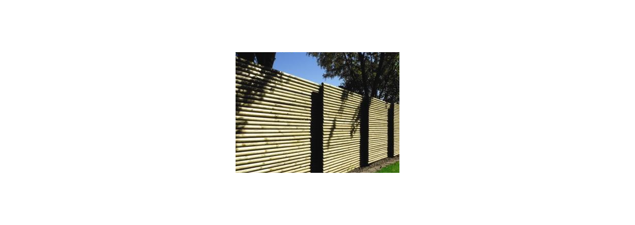 Opstning af raftehegn med H stolper