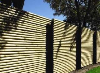 Opstning af raftehegn med H stolper