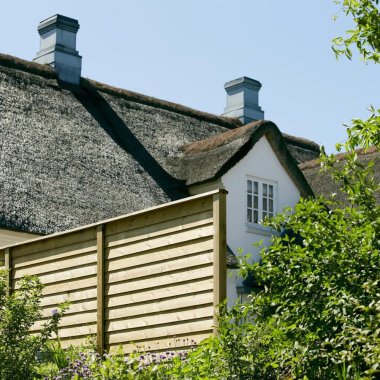 Systemhegn med træstolper - løse profiler