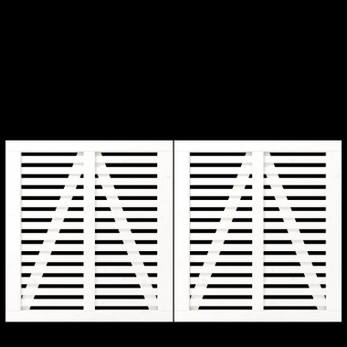 Dobbeltlåger til PLUS Harmoni hegn