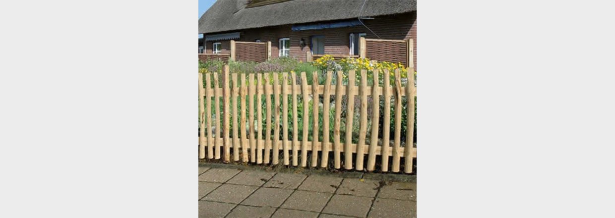 Opstning af kastanjehegn