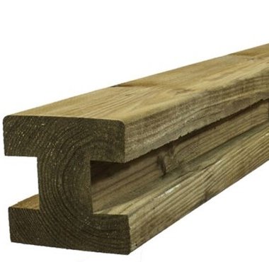 Stolper til Hjemsted plank systemhegn