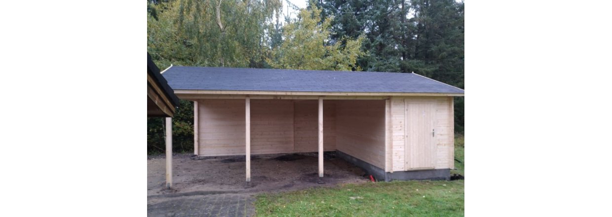 Hvor stor skal en dobbelt garage v�re?