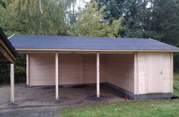 Hvor stor skal en dobbelt garage v�re?
