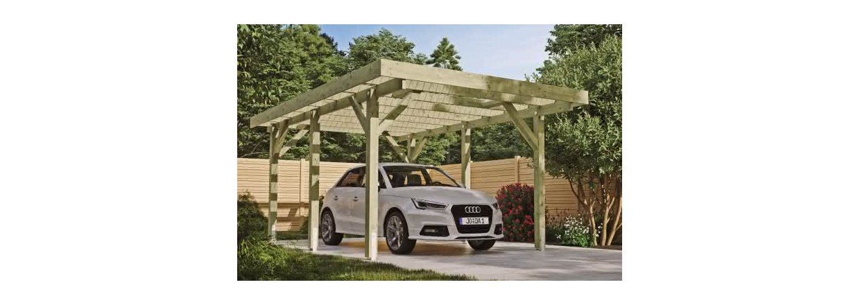 Hvor stor en carport m� man bygge?