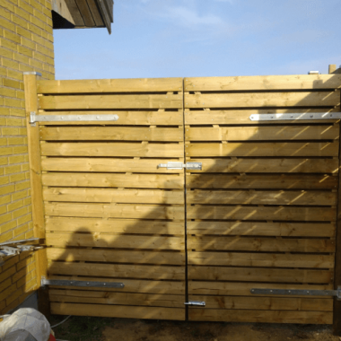 Dobbeltlåger til plankeværk