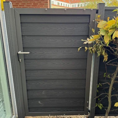 Enkeltlåger i alu til Stockholm komposithegn