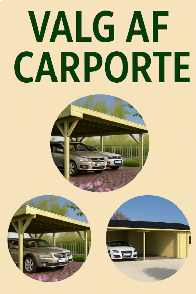 Carporte og garager i høj kvalitet