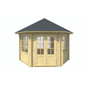 Jyllinge 6-kantet pavillon på 7,5m2 - Pavillon - jmkiil.dk