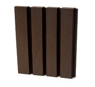 Lefkas eksklusiv kompositbeklædning redwood + hjørneliste - vareprøve