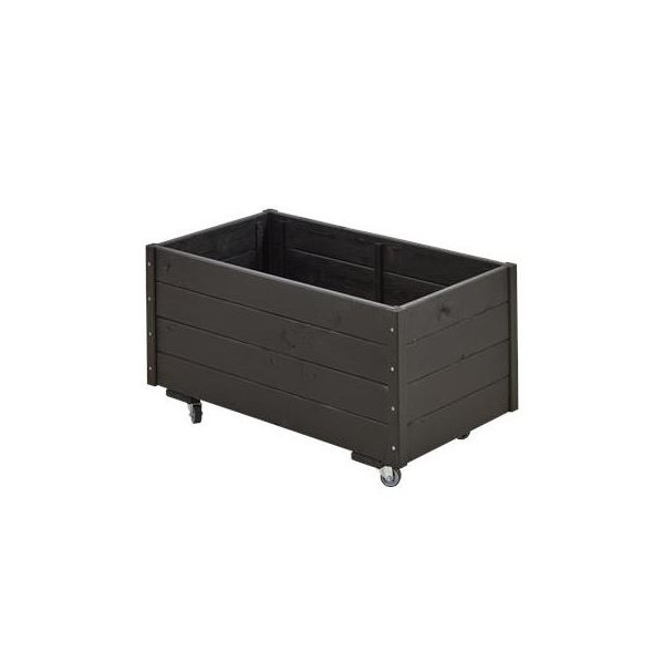 Plantekasse 88x48x47cm LxBxH inkl. hjul