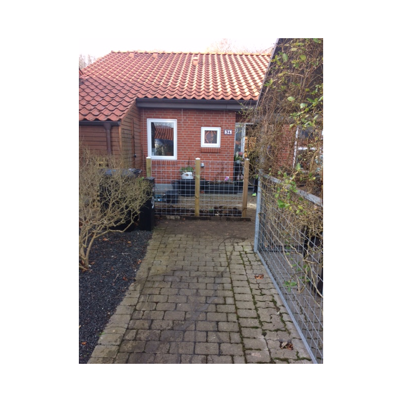 Galvaniseret rionet hegn 90x120cm - model Billund