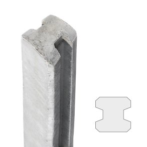 Hegnsstolpe H/mellem 13x13x220cm (150cm over jord)