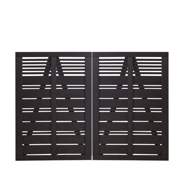 Silence dobbeltlge i sort 200x140cm (BxH)