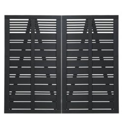 Silence dobbeltlge i sort 200x170cm (BxH)