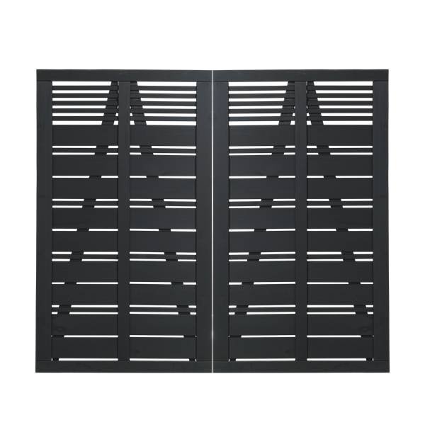 Silence dobbeltlge i sort 200x170cm (BxH)