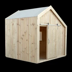 Cozy legehus - 184208 cm m/bnk - Ubehandlet