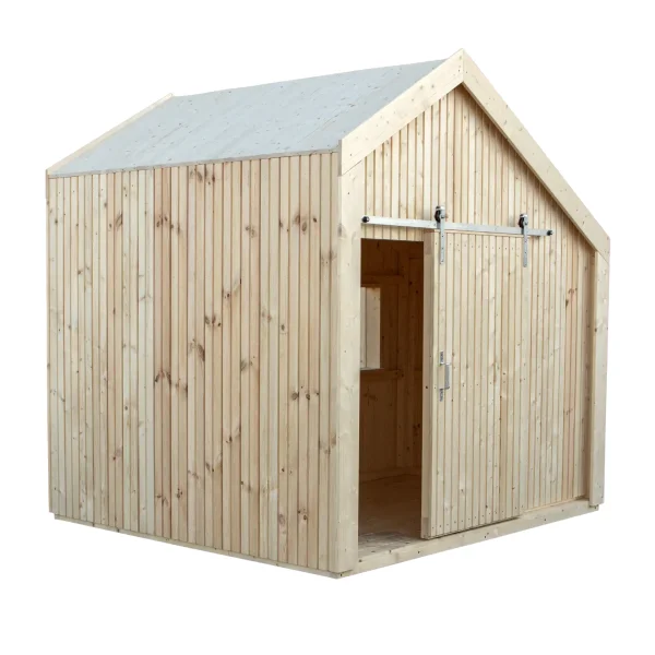 Cozy legehus - 184208 cm m/bnk - Ubehandlet