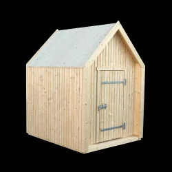 Classic legehus - 144124 cm - Ubehandlet