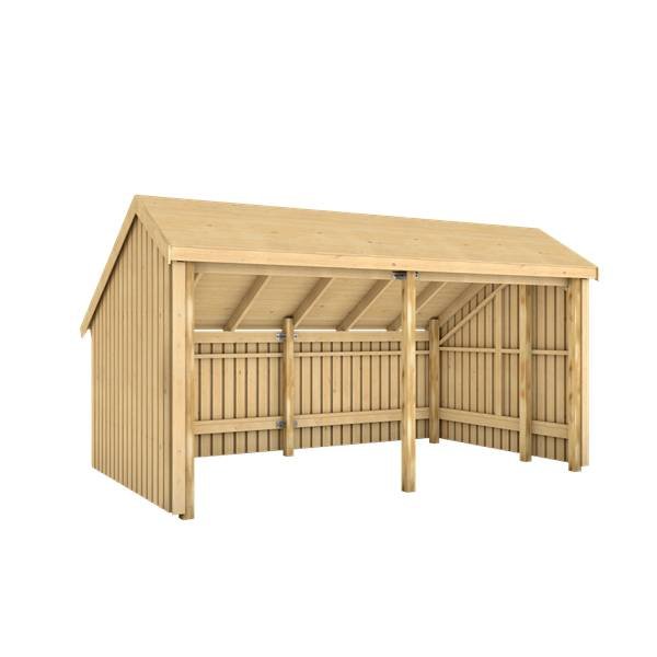 Guldklasse: Multihus 2-moduler ben i ubehandlet p 10,5m2