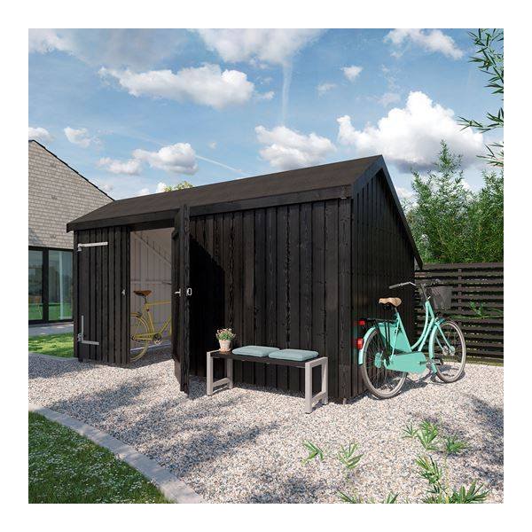 Guldklasse: Multihus 2-moduler i ubehandlet lukket med dobbeltdr p 10,5m2