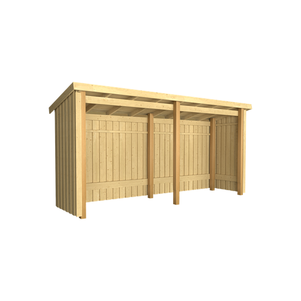 Guldklasse: Nordic Multihus 2-moduler ben i ubehandlet tr p 4,7m2