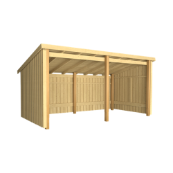 Guldklasse: Nordic Multihus 2-moduler ben i ubehandlet tr p 9,5m2