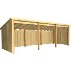 Guldklasse: Nordic Multihus 3-moduler ben i ubehandlet tr p 14m2