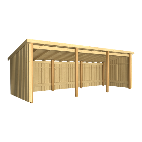 Guldklasse: Nordic Multihus 3-moduler ben i ubehandlet tr p 14m2