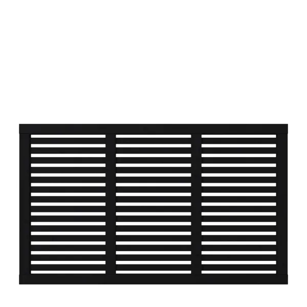 Harmoni terrassehegn i sort 180x107cm (BxH)