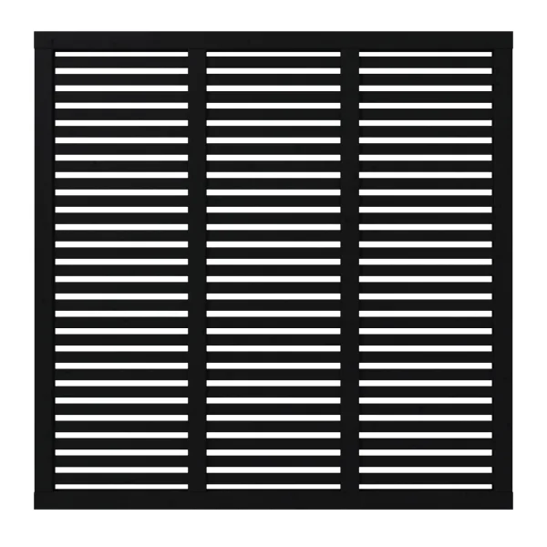 Harmoni terrassehegn i sort 180x180cm (BxH)