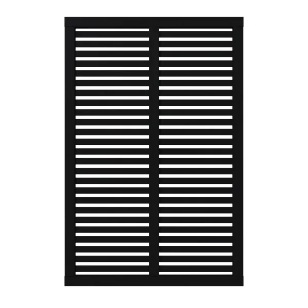 Harmoni terrassehegn i sort 120x180cm (BxH)