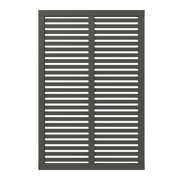 Harmoni terrassehegn i umbragrå 120x180cm (BxH)
