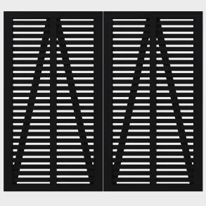 Harmoni dobbeltl�ge i sort 200x180cm (BxH)