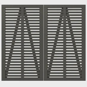 Harmoni dobbeltl�ge i umbragr� 200x180cm (BxH)