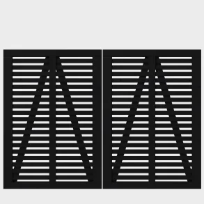 Harmoni dobbeltl�ge i sort 200x140cm (BxH)