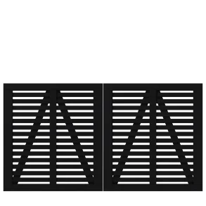 Harmoni dobbeltlge i sort 200x107cm (BxH)