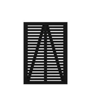 Harmoni enkeltlge i sort 100x140cm (BxH)