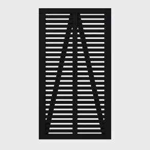 Harmoni enkeltl�ge i sort 100x180cm (BxH)