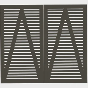 Tokyo dobbeltlge i umbragr 200x180cm (BxH)