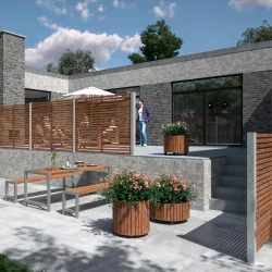 Tokyo hegn - 180&times;140 cm - ThermoWood&reg;