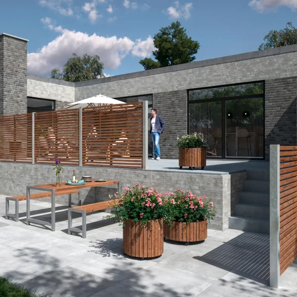 Tokyo hegn - 180&times;140 cm - ThermoWood&reg;