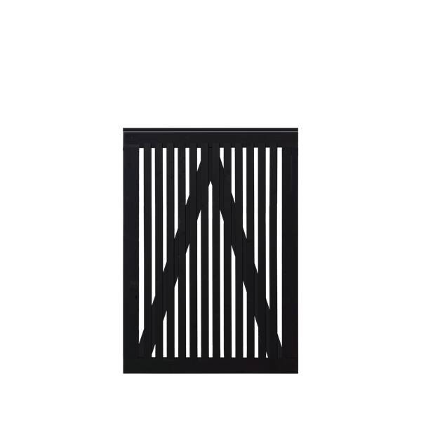 Sendai enkeltlge sort 100x140cm (BxH)